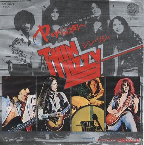 Thin Lizzy The Boys Are Back In Town Japanese Promo 7